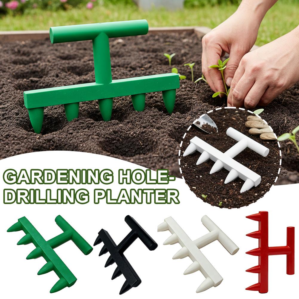 Gardening Tools Vegetables - Plantador de Sementes para Jardinagem, Perfurador