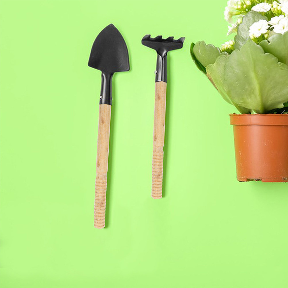 Gardening Tools Vegetables - 5 Peças de Cabo de Madeira