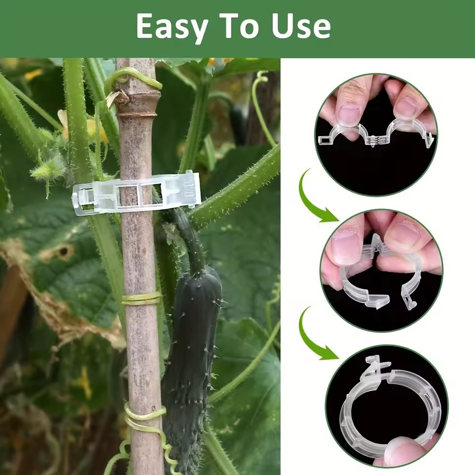 20 Peças de Clipes de Suporte  - Gardening Tools Vegetables avaliação e preço
