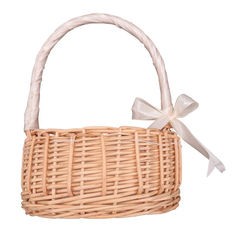 Cesta de Flores de Vime A56K,  - Gardening Tools Girls avaliação e preço
