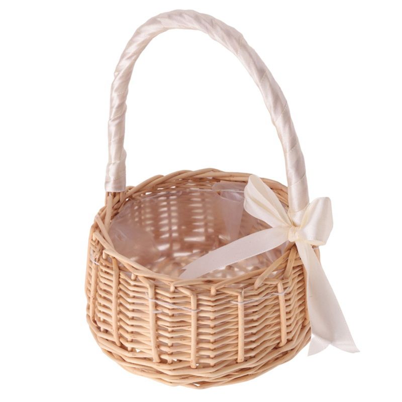 Cesta de Flores de Vime A56K,  - Gardening Tools Girls avaliação e preço