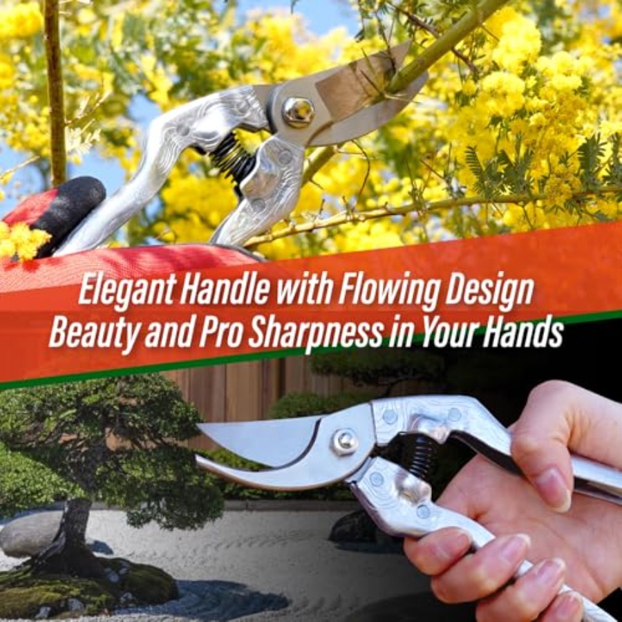 Tesoura de Poda Bypass Forjada - Gardening Hand Tools Japanese avaliação e preço