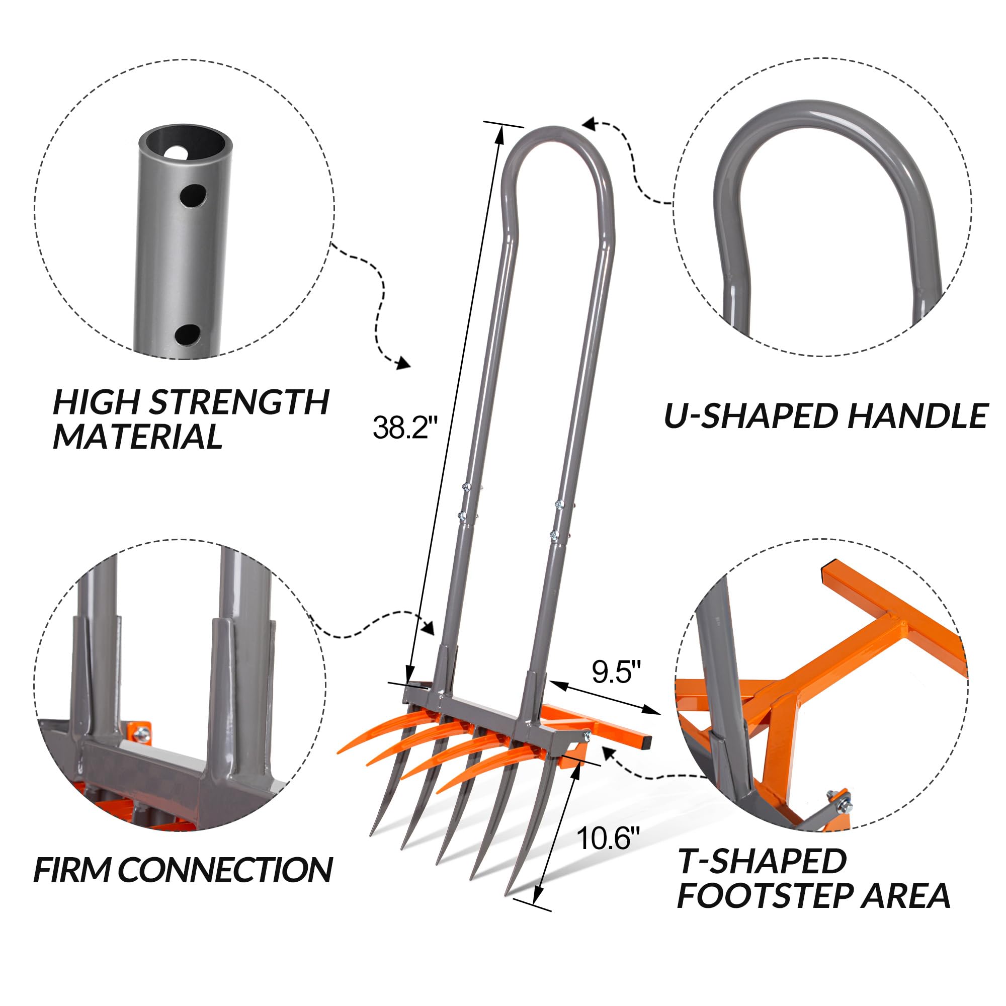 Garfo de Jardim Reforçado com  - Spade Digging Fork avaliação e preço
